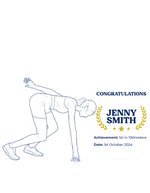 Personalised Embroidered Athletics Achievement Hoodie