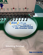 Personalised Embroidered Swimming Achievement T-Shirt