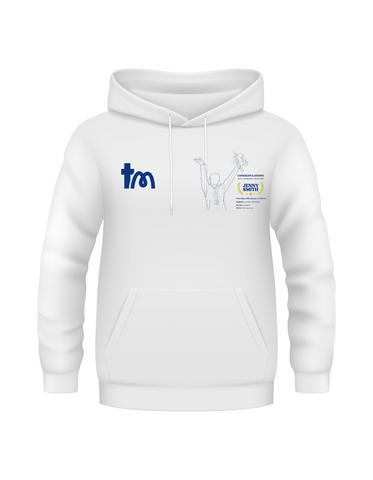 Personalised Athletics Achievement Embroidered Hoodie