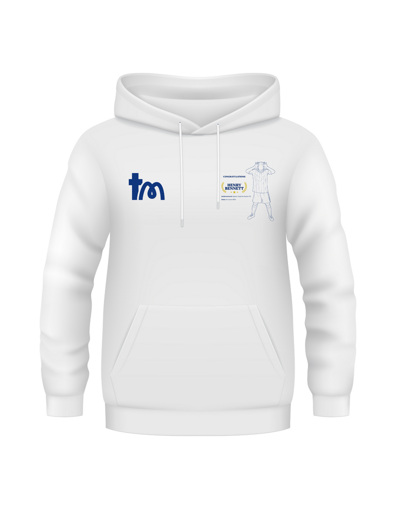 Personalised Embroidered Football Success Hoodie