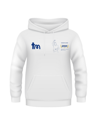Personalised Embroidered Cricket Bowling Milestone Hoodie