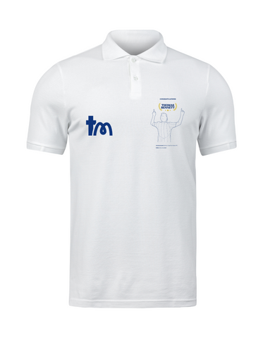 Personalised Embroidered Football Milestone Polo Shirt