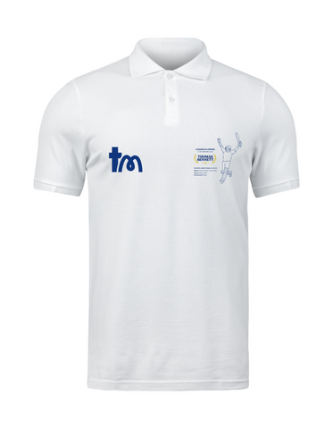 Personalised Embroidered Cricket Batting Milestone Polo Shirt