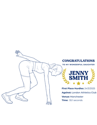 Celebrate the Moment They Crossed the Finish Line