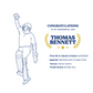 The TeeMemento cricket motif and personalisation