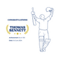 Personalised Embroidered Cricket Success T-Shirt