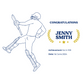 Personalised Embroidered Cricket Batting Achievement T-Shirt