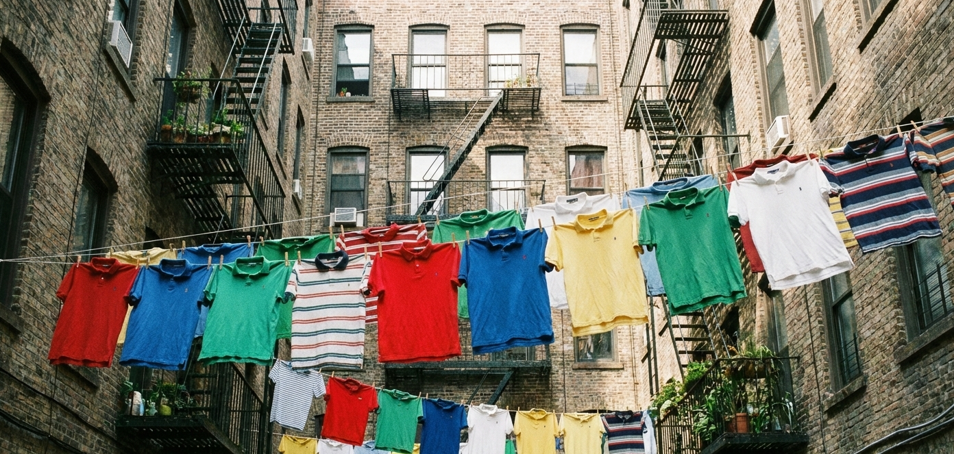 TeeMemento polo shirt care guide image